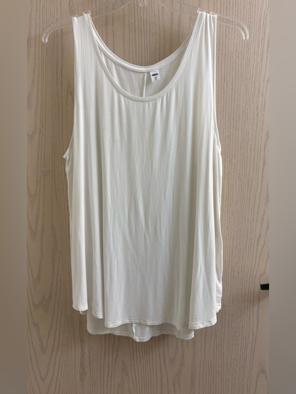 Old Navy Luxe XXL White Hi-low Tank Tunic